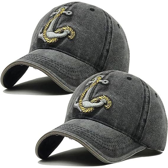 The Embroidered Anchor Baseball Hat is a stylish accessory that adds a nautical touch to any outfit. Featuring a retro captain fishing design with an embroidered anchor emblem, this dad cap is perfect for those who love fishing or sailing. The adjustable back strap ensures a comfortable and secure fit for all head sizes.