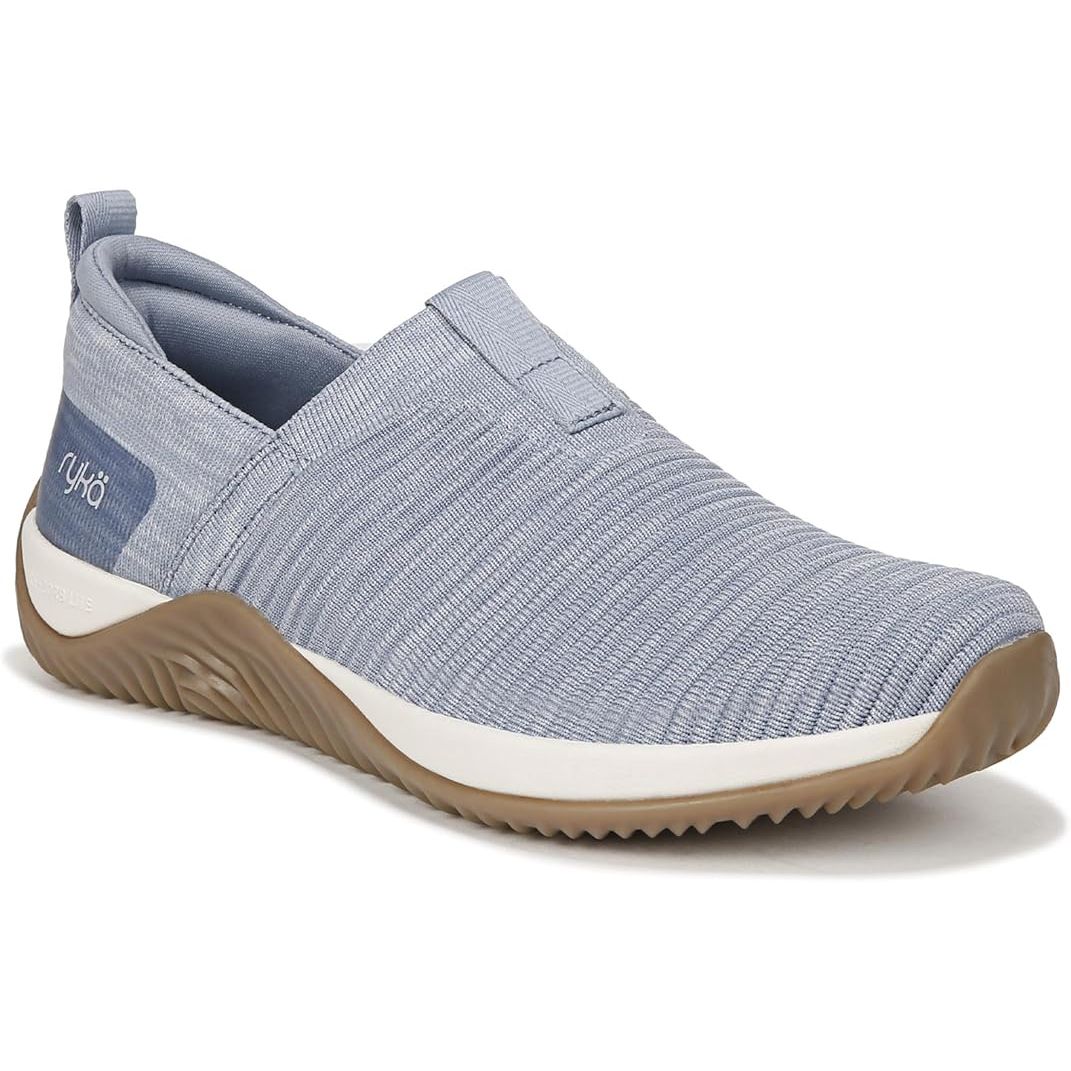 Ryka Women's Echo Knit Slip-On Sneaker is a popular and stylish footwear option for women. These slip-on sneakers are designed for comfort and support, making them ideal for everyday wear. The sneakers feature a knit upper that provides a breathable and flexible fit, while the memory foam footbed ensures cushioning and support throughout the day.