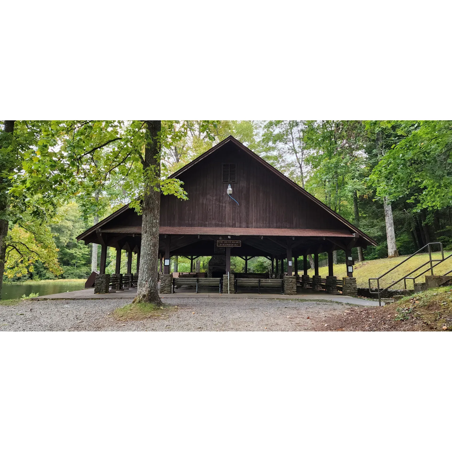 Lake Winfield Scott Recreation Area emerges as a serene destination for outdoor enthusiasts seeking both adventure and tranquility in an idyllic setting. With its picturesque landscape, the area offers a range of amenities under the canopy of lush greenery.

Guests often praise the beauty of the lake, providing an impeccable backdrop for an array of activities. The lake is encircled by an easy-to-navigate trail, perfect for a leisurely stroll or a more vigorous hike to embrace nature's splendor. For those who enjoy being on the water, a nice swim area awaits, accompanied by a charming wooden pavilion for picnics or restful pauses.

Cleanliness and maintenance are paramount, reflecting in the spotless restroom facilities that visitors appreciate. The park is an excellent choice for families, with a beach area and well-maintained showers that add to the comfort of a day at the lake.

Fishing enthusiasts will find their spot on the lake, which offers a peaceful angling experience with fair catches. Hikers seeking to explore further will find trails leading into the surrounding wilderness, including routes to Blood Mountain for those wanting to venture off the beaten path.

Lake Winfield Scott Recreation Area shows its true potential for those seeking more seclusion. The layout of the campground provides both first-come, first-serve sites that blend privacy with connection to nature, especially along the north loop where a beautiful stream lends a soothing soundtrack to campers' stays.

For special occasions, visitors have discovered this gem to be the perfect backdrop, praising the hospitality and assistance provided during their stay, making memorable moments even more special.

Whether it's for a quiet day trip or an extended camping adventure, the recreation area presents a value-filled experience for a modest day-use fee, asking guests to come prepared to fully immerize into nature's offerings without nearby commercial distractions.

Visitors to Lake Winfield Scott Recreation Area leave with the resolve to return, drawn by the area's pristine environment, inviting facilities, and the promise of peacefulness and recreation in a beautifully preserved natural setting. Description by ChatGPT.