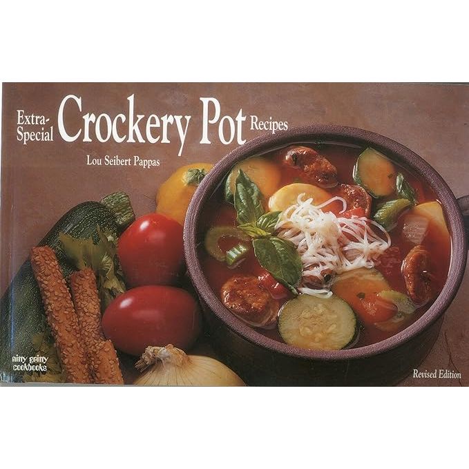 Unlock the secrets of sensational slow cooking with Extra-Special Crockery Pot Recipes by Lou Siebert Pappas. Dive into a culinary treasure trove that caters to every gastronomic occasion throughout the day, from tempting appetizers to satisfying desserts, all tailored for your crockery pot.