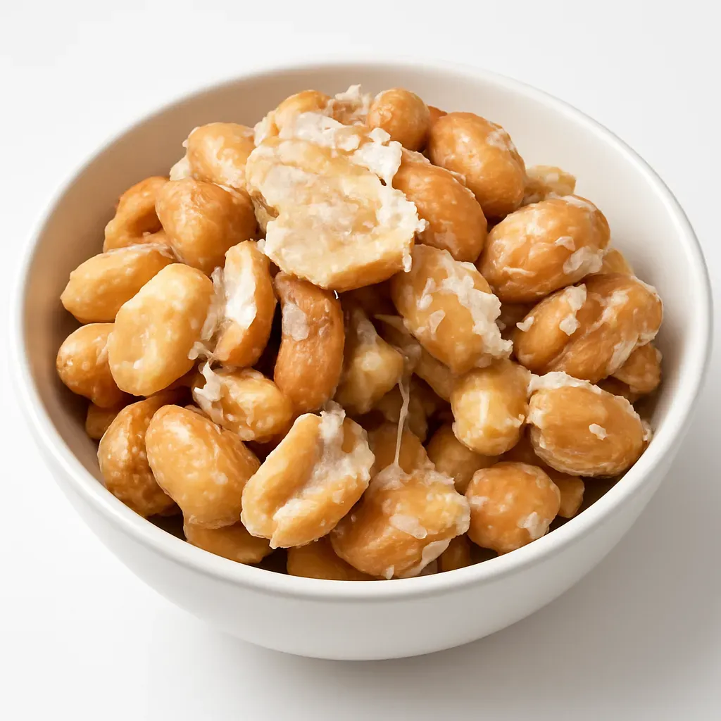 Delight in a taste of the Caribbean with this traditional Grenadian confectionery. This sweet and nutty treat features perfectly roasted peanuts enveloped in a ginger-infused syrup, capturing the warmth and flavor of Grenada.