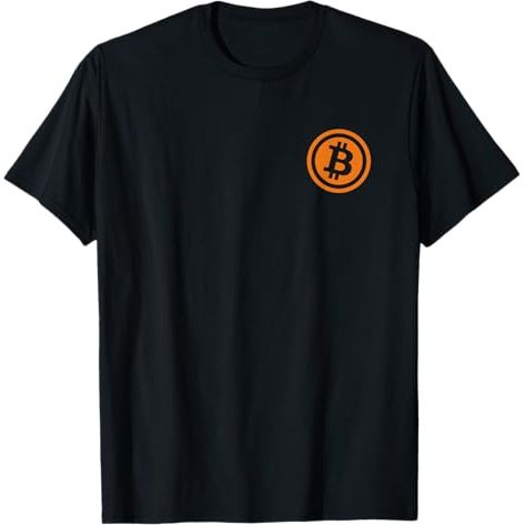 Bitcoin Logo Emblem Cryptocurrency Blockchains Bitcoin T-Shirt image