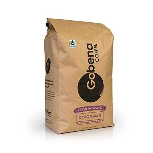 The 5lb Fair Trade Organic Certified Colombian Whole Bean Light Roast is a premium coffee blend made from 100% Arabica beans grown in Colombia. The beans are carefully selected and roasted to a light roast level, resulting in a smooth and bright flavor profile with hints of citrus and floral notes.