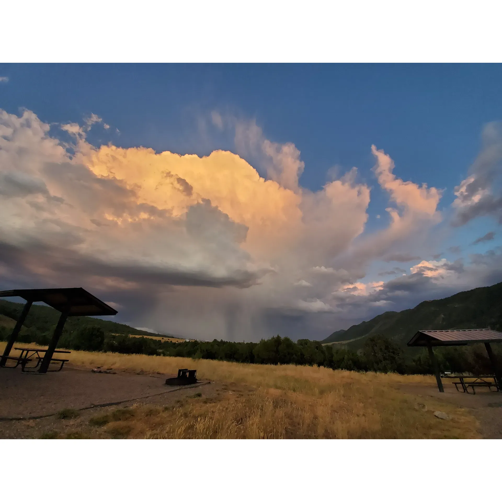 Sage Campground offers visitors a serene oasis away from the hustle and bustle of daily life, with its tranquil mornings and a picturesque backdrop perfect for greeting the sunrise. Embrace the peace of early hours when the world stands still, and the only sounds are the subtle stirrings of nature awakening. 

Situated in the expansive beauty of Kansas, Sage Campground is an ideal destination for outdoor enthusiasts seeking a retreat amidst the open spaces and by the reservoir's edge. While water levels may vary with the seasons, the charm of the campground remains constant, providing a unique outdoor experience.

Experience the thrill of close encounters with wildlife as the local coyotes may exhibit curiosity, reminding campers that they are indeed amidst the natural habitat of a diverse array of fauna. Meanwhile, the campground's facilities, including immaculate showers, make for a comfortable and refreshing stay.

Though the warmer temperatures are a reminder of the splendid summer climate, campers can take solace in the campground's well-maintained grounds, offering an inviting setting for both relaxation and adventure. Enjoy the convenience of easy self-service pay and the proximity to a boat ramp for water-based activities or embark on a scenic hike up the nearby hill to appreciate the breathtaking views.

For those seeking a disconnected retreat, the lack of cell signal encourages a genuine escape, allowing guests to immerse themselves in the tranquility of their surroundings. Despite the absence of shore power, the campground maintains its allure through its commitment to providing a peaceful and enjoyable environment for all who visit.

Sage Campground presents an authentic camping experience, complete with the comforts of home and the allure of wilderness exploration, ensuring that every stay is memorable for its soothing ambiance and natural charm. Description by ChatGPT.