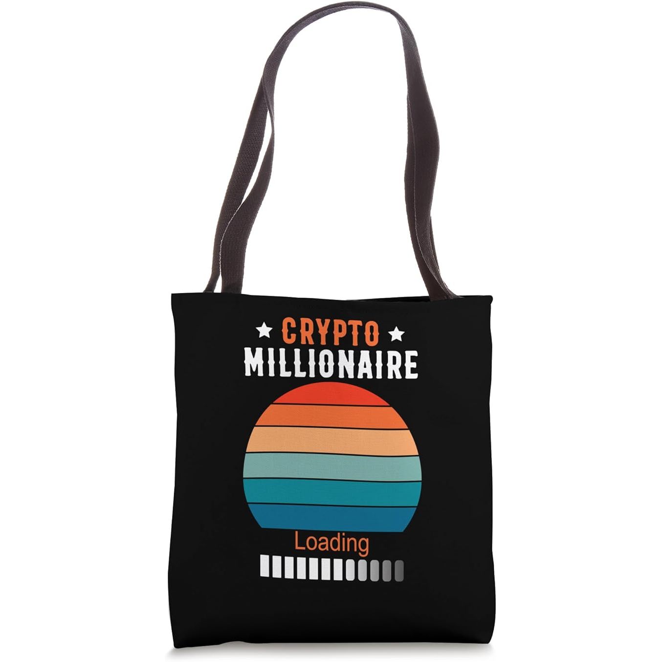 Crypto Millionaire Loading Funny Crypto Bitcoin Altcoin Tote Bag image