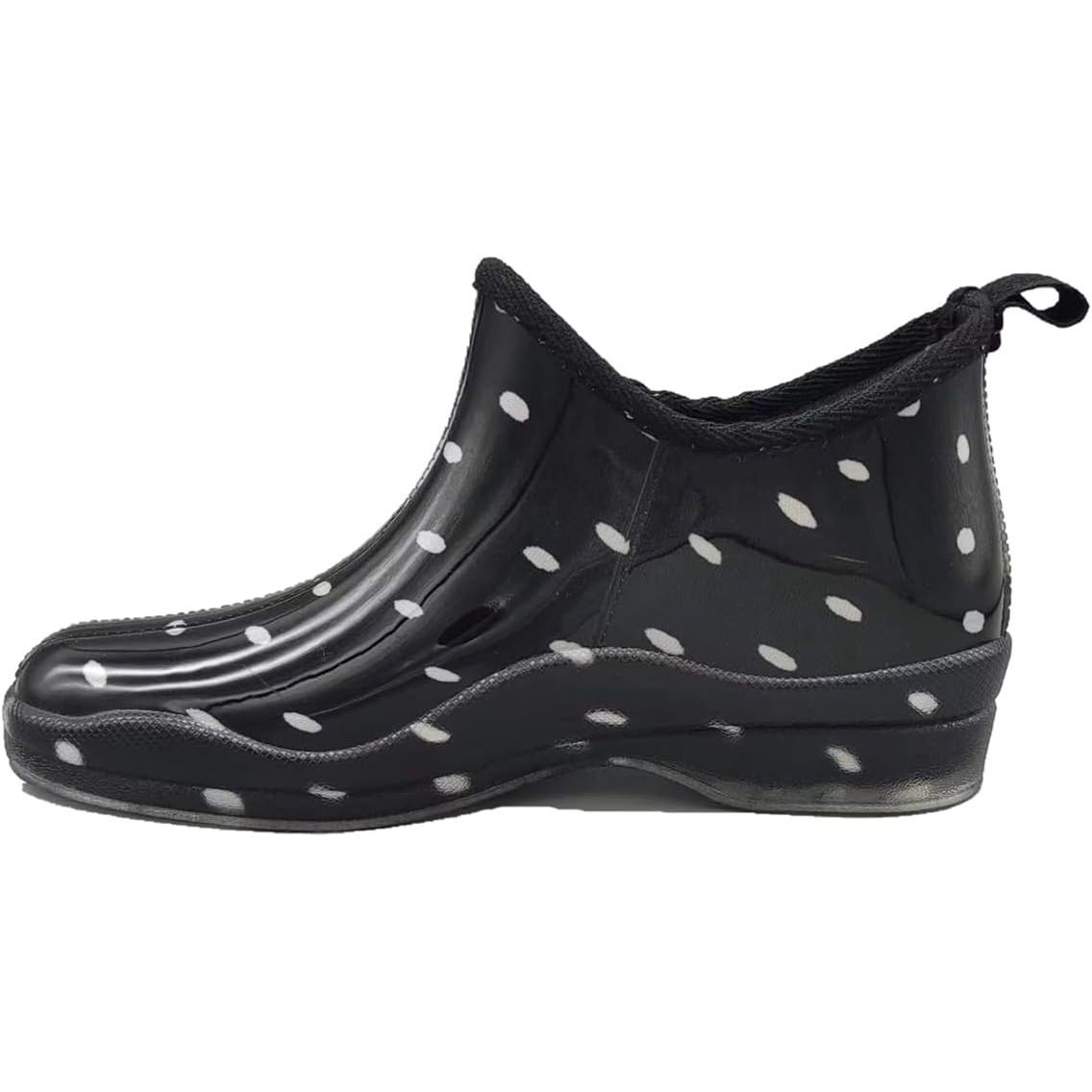 Womens rain boots ankle waterproof garden rain boots are designed to keep feet dry and comfortable in wet and muddy conditions. These shorter boots provide more flexibility and ease of movement compared to traditional knee-high rain boots.