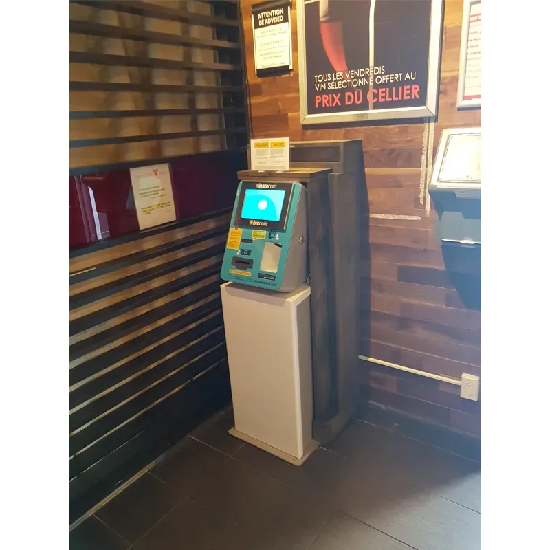 Instacoin Bitcoin ATM at Houston Avenue Bar & Grill is a convenient way for customers to buy and sell Bitcoin using cash. The ATM is located at 1739 Av. Pierre-Péladeau in Laval, Quebec, making it easily accessible to residents and visitors in the area. The ATM allows users to quickly and securely purchase Bitcoin without the need for a bank account or credit card.

Customers can use the Instacoin Bitcoin ATM at Houston Avenue Bar & Grill to instantly buy Bitcoin or sell their Bitcoin for cash. The ATM offers a simple and user-friendly interface, making it easy for beginners and experienced users alike to complete transactions. With its convenient location and accessibility, the ATM provides a reliable option for those looking to invest in or trade Bitcoin in the Laval area. Description by ChatGPT.