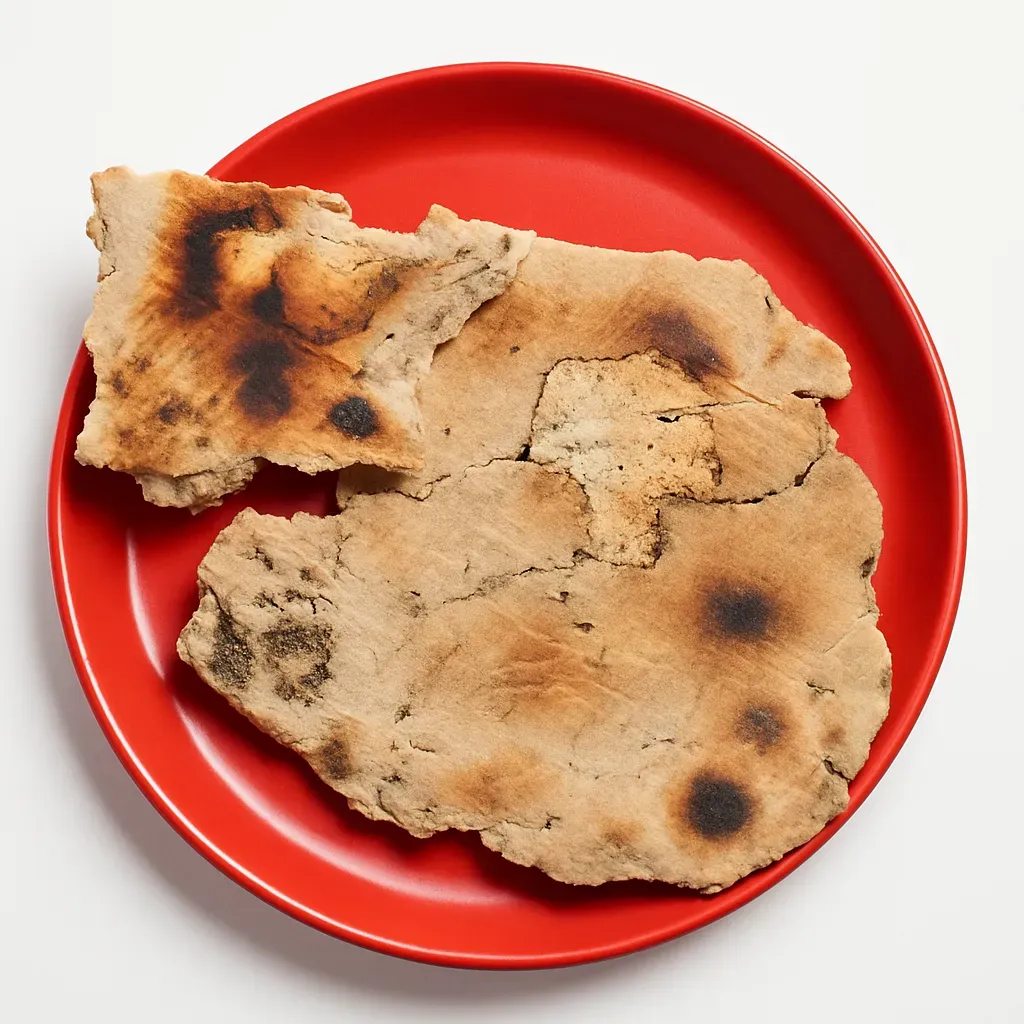 A traditional Argentine flatbread cooked in hot embers, offering a unique smoky flavor and rustic texture, perfect for pairing with mate.