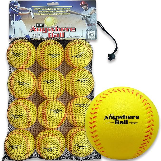 Baseball/softball foam training balls are designed to help improve players' hand-eye coordination, hitting, and pitching skills. These balls are made of soft foam material, which make them safe for practicing indoors or outdoors without the risk of injury.