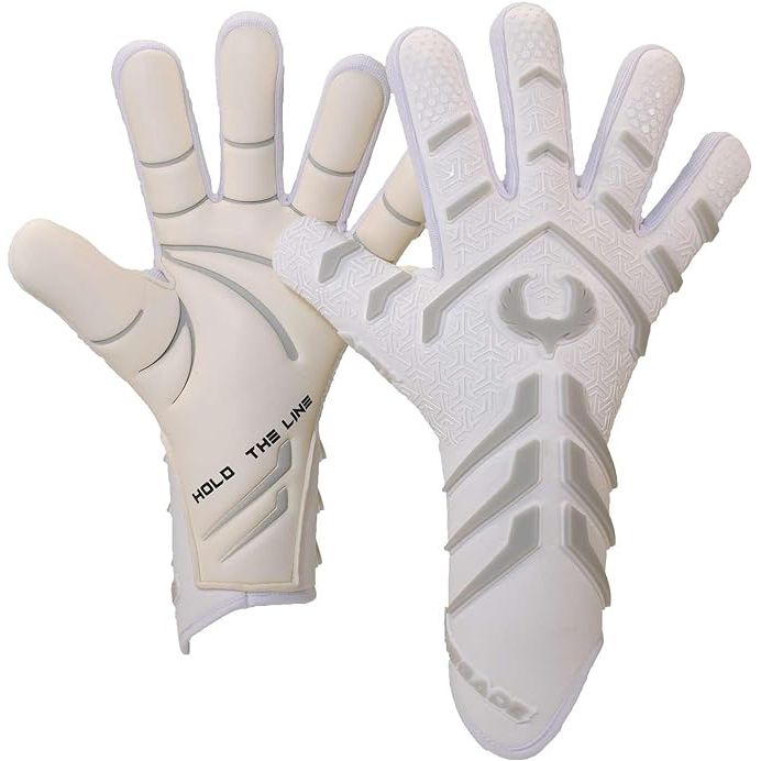 The Renegade GK Apex Strapless Professional Soccer Goalie Gloves are top-of-the-line goalkeeper gloves designed for elite play. These gloves come in sizes 6-12 and feature a Level 5.5 rating, which indicates their high level of performance and durability.