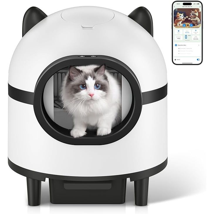 A self-cleaning cat litter box is an innovative solution to help pet owners keep their cat's litter box clean and odor-free without having to manually clean it.
