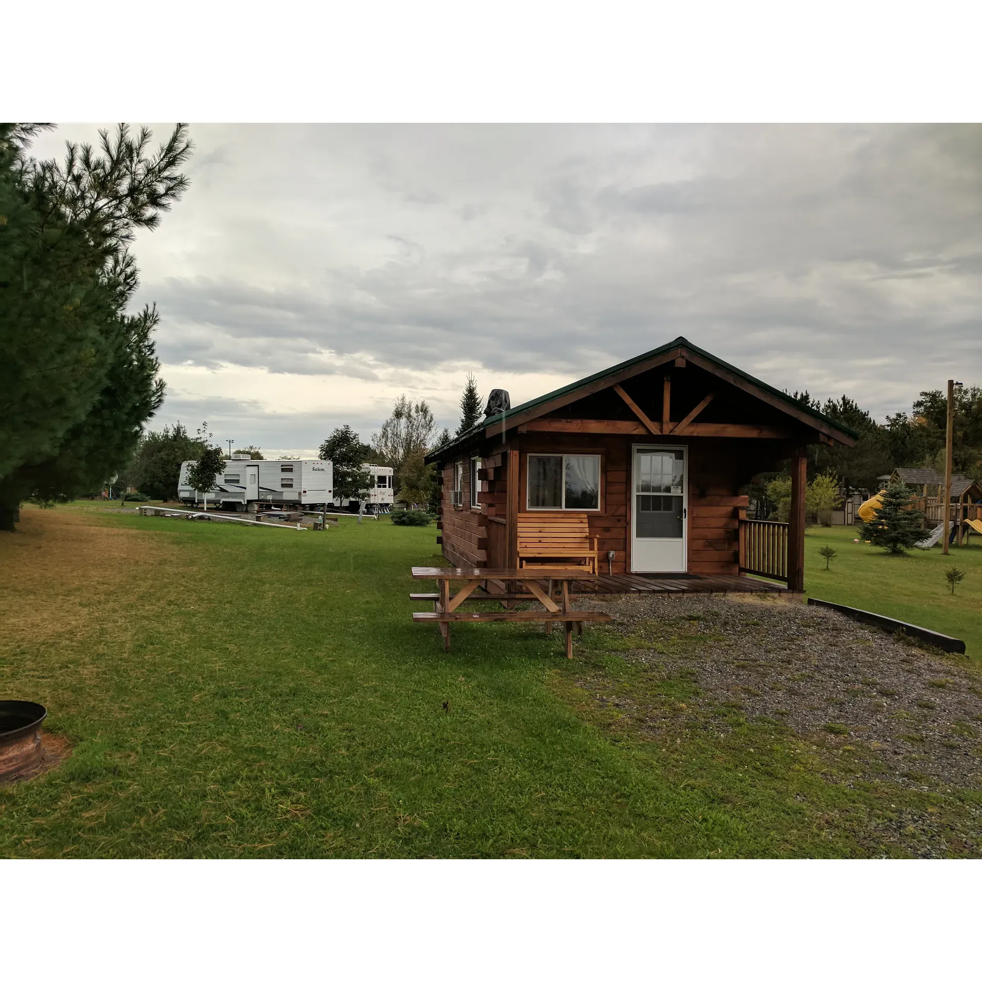 Little Creek Family Campground offers a serene outdoor escape perfect for families and friends seeking a laid-back camping experience. Boasting spacious and level sites with full hook-ups, guests can revel in the ease of setting up their tents, RVs, or campers for a comfortable stay. The well-maintained grounds provide an immaculate backdrop for an array of activities and relaxation.

Owners that radiate warmth and friendliness enhance the campground's welcoming atmosphere, while the online booking system simplifies the reservation process, allowing guests to plan joint vacations with ease. Visitors can delight in weekend activities that bring joy to all ages, fostering a sense of community among campers.

The campground is strategically situated close to scenic trails, offering avid adventurers the opportunity for exploration. After an active day, the retreat's quiet ambiance is a respite from the hustle and bustle of travel, providing families with the tranquility needed for rejuvenation.

Children can immerse themselves in wholesome entertainment, from frolicking in the playground to enjoying leisurely bicycle rides, with additional bikes available for those unexpected flat tires. The swimming pond, equipped with kayaks and paddle boats, promises endless aquatic fun, and the inclusion of unconventional amenities like barrel train rides adds a unique flair to the leisurely offerings.

Attention to providing value extends to the provided facilities, avoiding unnecessary charges for recreational equipment and embracing a generous spirit that allows for borrowing items to enhance the camping experience. This commitment to family-friendly fun and a tightly-knit community vibe ensures that Little Creek Family Campground is a destination where cherished memories are made, and return visits are eagerly anticipated. Description by ChatGPT.