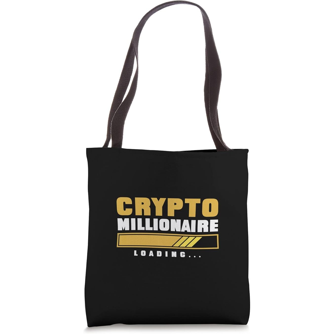 Cryptocurrency Millionaire Loading Digital Assets Altcoin Tote Bag image