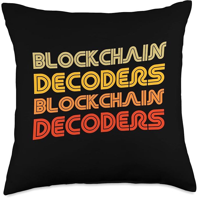 This vintage blockchain crypto design is the perfect gift for cryptocurrency lovers who are obsessed with the crypto market. Whether you're a proud HODLer of Bitcoin, defi enthusiast, or altcoin investor, this pillow is a great way to show off your passion for all things crypto.