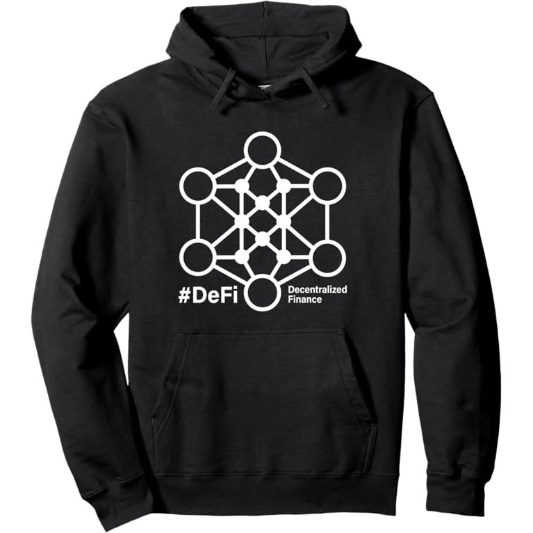 DeFi Decentralized Finance Blockchain Decentralize Crypto Pullover Hoodie image