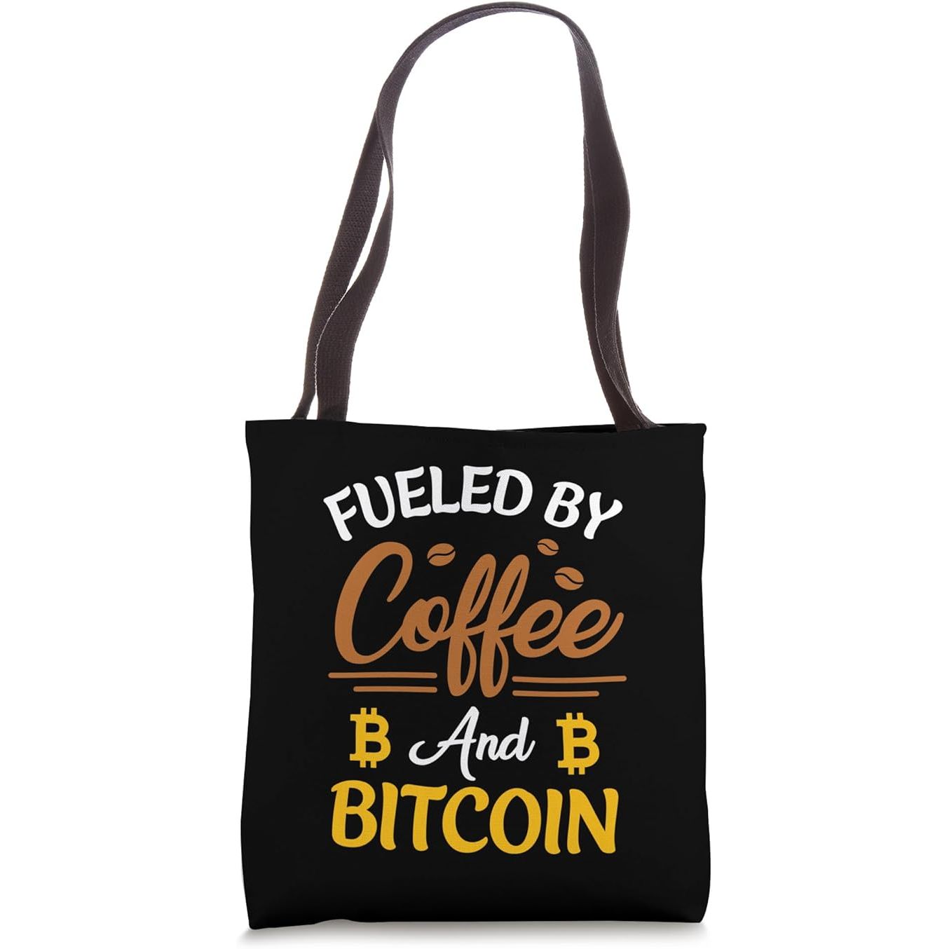 Fueled By Coffee And Bitcoin BTC Tote Bag image