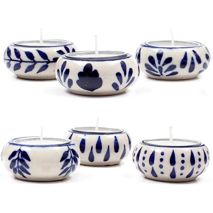 This set of 6 candle holders is perfect for adding a touch of elegance to any dining table, wedding reception, or home decor. The holders are designed specifically for votive and tea light candles, creating a warm and inviting atmosphere in any setting.