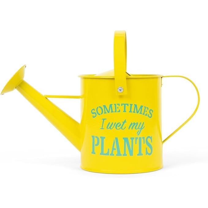This Small Indoor Watering Can is a practical and stylish gardening gift for women. With a capacity of 1.6 liters, it is perfect for watering indoor plants. The can is made of yellow galvanized metal, making it durable and resistant to corrosion.
