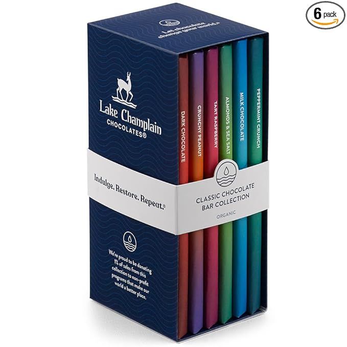 Indulge in the decadent flavors of Vermont with this gourmet organic milk and dark chocolate bars variety pack. Made in Vermont, each bar is crafted with care using certified organic ingredients, making them both delicious and ethically sourced.