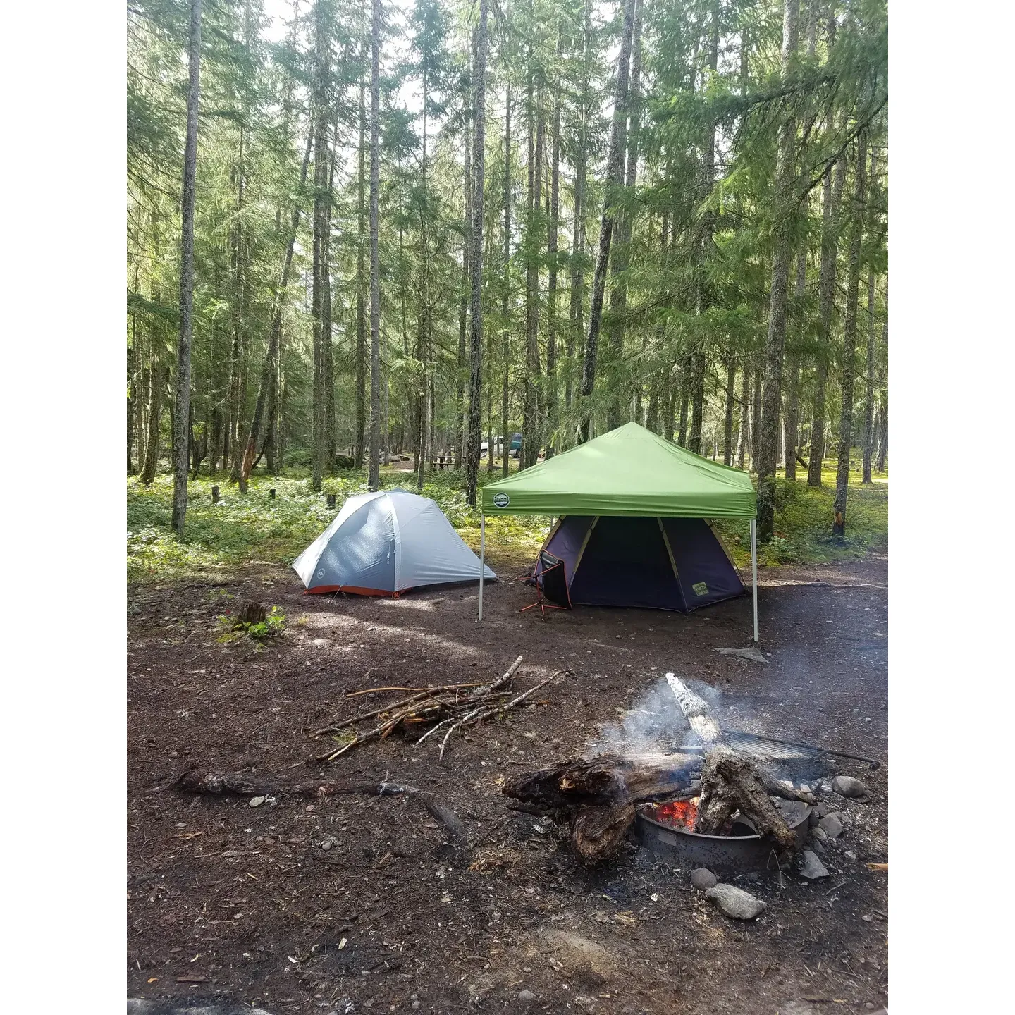 Escape into the great outdoors at Ranger Creek Camping Area, a vibrant destination ideal for car camping enthusiasts and nature lovers alike. This picturesque retreat offers spacious campsites, complete with fire pits for that cozy evening glow, providing a perfect setting for both tent camping and car camping adventures.

Conveniently located within a stone's throw of mesmerizing trails leading to a serene river to the south and an equally inviting trailhead across the runway to the west, this campsite promises an easy immersion into the natural world. With the grandeur of Mt. Rainier in close proximity, although not in direct view, campers at Ranger Creek Camping Area are never too far from the promise of mountain adventures.

Visitors to Ranger Creek Camping Area have the unique pleasure of experiencing the charm of a nearby little airport, offering a unique backdrop to this rustic getaway. The atmosphere here speaks to the freedom and simplicity of the great outdoors, unbound by the regulations often found in state parks.

Amid the towering trees and alongside the gentle flow of the river, guests find themselves enveloped by nature's tranquility, allowing peace and privacy to flourish. Whether it's your inaugural camping trip or one of many, the allure of the surrounding wilderness is sure to leave a lasting impression.

Those seeking an invigorating hike can embark on the local trails, interspersed with a number of scenic lookouts offering captivating views and opportunities for reflection. Each step taken along these paths serves to deepen visitors' connection with the environment.

Ranger Creek Camping Area isn't just a place to stay; it's a destination where fun flourishes, nature greets you at every turn, and memories are waiting to be made beneath the open sky. Whether you're a seasoned camper or just beginning to explore the wonders of outdoor living, this inviting location is a perfect choice for your next wilderness escape. Description by ChatGPT.