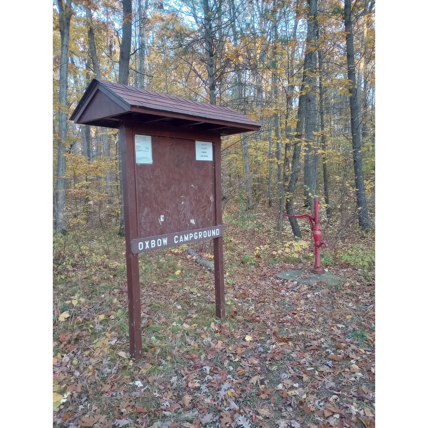 Oxbow Campground offers an authentic outdoor experience for nature enthusiasts seeking to connect with the rugged beauty of a pristine, back-to-basics wilderness setting. This scenic refuge invites guests to step back in time and enjoy camping much like one would in the untouched northern state forests. Surrounded by a lush environment, visitors can immerse themselves in the serenity of the woods and enjoy an array of outdoor activities.

For the adventurous spirit, Oxbow Campground is part of an extensive trail system perfect for hiking and exploring the great outdoors. With Google Earth trails readily available, patrons can embark on picturesque expeditions through a network of paths that encapsulate the allure of natural exploration.

In keeping with its rustic charm, the campground offers a true off-the-grid experience with no electrical, sanitary, or fresh water hookups, which further accentuates its serene, undisturbed character. The access road, a testament to the secluded nature of the campground, may be a challenge for larger rigs, but it promises a rewarding escape for those who appreciate a simplistic and environmentally integrated approach.

With a 1.5-mile hike to reach the campsite, guests are encouraged to pack mindfully and prepare for an immersive outdoor adventure. The campground is a haven for anglicated fishing enthusiasts and swimmers, boasting superb spots along the water's edge. The currents are invigorating, yet guests are reminded to stay cautious, sharing the waters with occasional kayaks gliding by. During the season, visitors can indulge in the simple pleasure of foraging for ripe raspberries, a sweet reward for the intrepid explorer.

In keeping with the wild essence of the campsite, guests are advised to come prepared with bug spray to comfortably appreciate the surroundings. For those keen on experiencing dispersed camping, permits are easily attainable online and free of charge, courtesy of the DNR website.

Oxbow Campground provides an opportunity to disconnect from the digital world and reconnect with nature. While the lack of modern amenities like Wi-Fi emphasizes the campground's focus on a traditional outdoor experience, the sight of the moonrise through the treetops is sure to captivate and instill a sense of wonder that can only be found in such unspoiled natural settings. Description by ChatGPT.