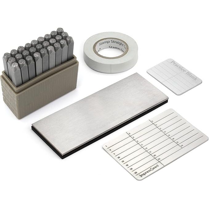 ImpressSeed Crypto Seed Storage Kit is a secure way to store your cryptocurrency seed phrases. The kit includes a silver metal seed plate made of aluminum, which provides a durable and long-lasting option for storing your seed phrases.