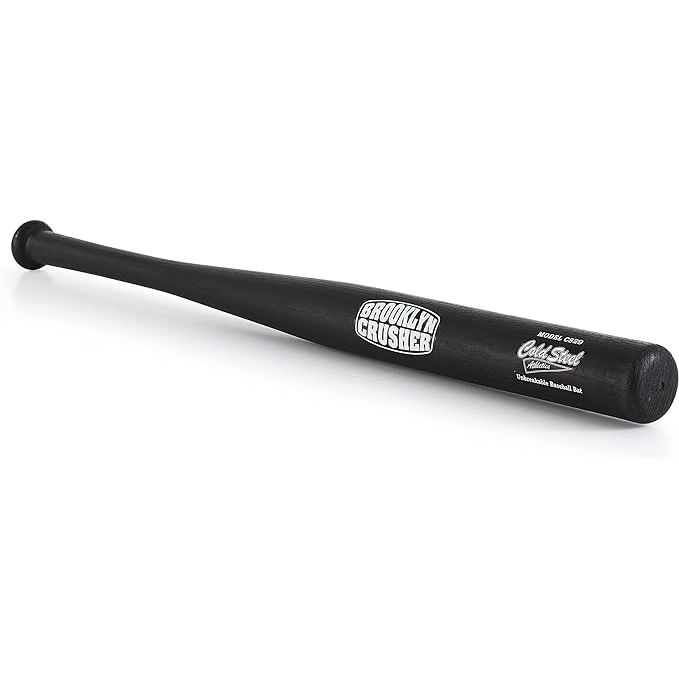 The Cold Steel Baseball Bat Brooklyn Crusher (92BSS) is a durable and heavy-duty bat designed for self-defense and home protection. This 29-inch bat is made from high-impact polypropylene, making it virtually indestructible and able to withstand extreme conditions.
