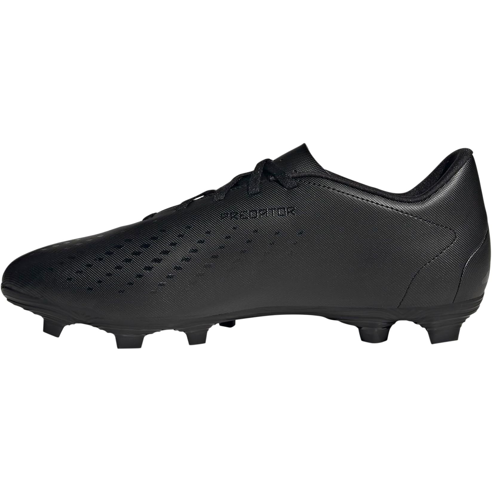 The adidas Unisex Accuracy.4 Flexible Ground Soccer Shoe is designed for soccer players of all skill levels who are looking for a comfortable and versatile shoe to enhance their performance on the field. This shoe features a lightweight synthetic upper that provides a close-to-the-ball feel, allowing for better control and accuracy when kicking.