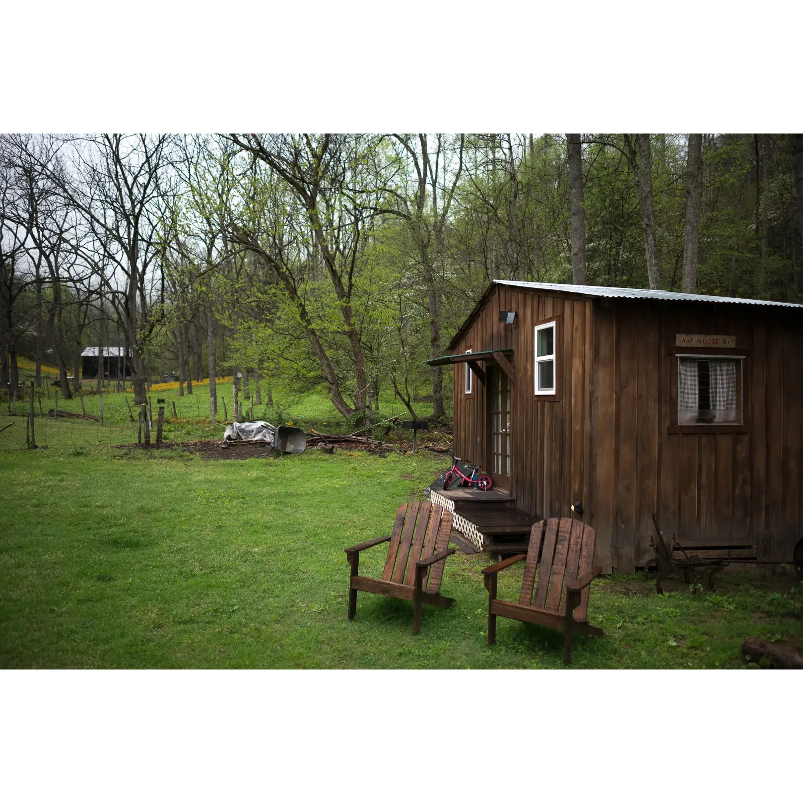 Immerse yourself in the serene wilderness at Gauley River Wild & Woolly Primitive Campground, a haven for outdoor enthusiasts seeking an authentic back-to-nature experience. Guided by the gracious hospitality of the beloved hosts, Susan and James, campers are treated to a personal touch that starts with a warm welcome and extends to attentive care throughout their stay.

The campground offers an idyllic retreat away from the bustle of daily life, where the absence of phone reception is a welcomed respite, allowing guests to truly disconnect and soak in the tranquil surroundings. The rustic charm of the outdoors is complemented by well-maintained facilities that ensure comfort while maintaining the integrity of a primitive camping experience.

It's a photographer's paradise, with awe-inspiring and ever-changing vistas serving as the perfect backdrop for capturing the beauty of nature. Awake each morning to the magical ambiance of mist rising above the river framed by the picturesque mountain landscape, a cup of coffee in hand marking the start of another peaceful day in this secluded retreat.

Enjoy the camarity of shared campfire traditions where music and laughter fill the night sky, as bright stars twinkle overhead in a spectacular display of cosmic splendor. For adventure seekers, the campground's proximity to the Gauley River makes it an excellent base camp for thrilling kayaking experiences. Scenic hiking trails beckon walkers of all levels to explore the luscious flora and fauna that call this region home.

The area's secluded nature offers the perfect mix of privacy and space for groups who wish to spread out, enjoy outdoor games, or find quietude. Even in times of rain, the sheltered stage and pavilion areas provide cozy spots for gathering, ensuring that the elements enhance rather than hinder the camping experience.

With their comprehensive and accurate directions, the owners ensure that finding this hidden gem is part of the adventure. Once there, the combination of expansive natural beauty, welcoming atmosphere, and endless outdoor activities make Gauley River Wild & Woolly Primitive Campground the ultimate escape for those looking to immerse themselves in the wild and wondrous beauty of West Virginia. Description by ChatGPT.