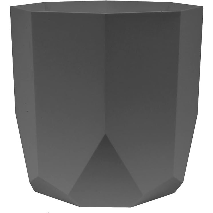 Elevate your gardening game with this modern hexagon-shaped flowerpot and plant holder. With a soil capacity of 2.7 gallons, this planter is perfect for both indoor and outdoor use. Measuring at 10.125 inches in width, 9.75 inches in height, and 10.125 inches in depth, this pot is ideal for displaying your favorite plants in style.