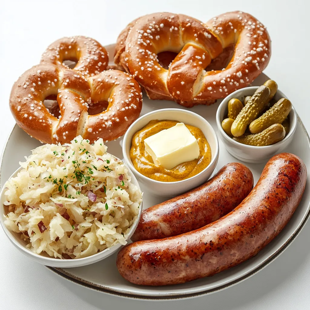 The Oktoberfest Feast is an homage to the traditional German festival, featuring a tantalizing array of hearty foods. Giant pretzels, known for their chewy texture and distinctive twisted shape, are a staple at any festivity.