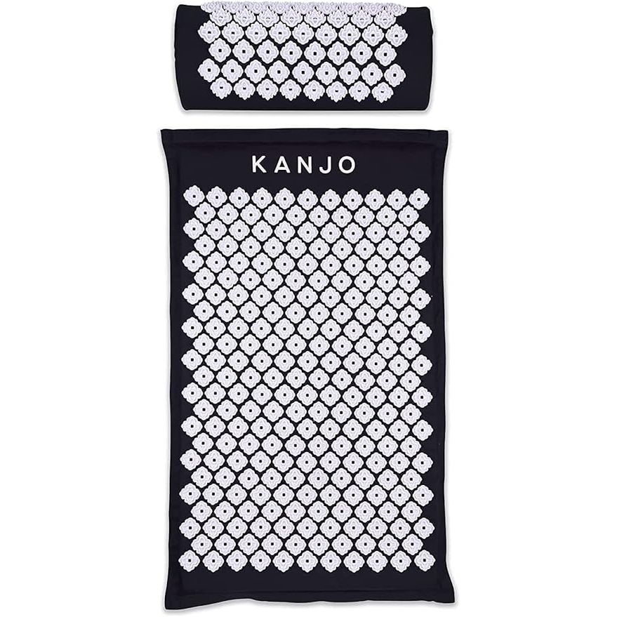 The Kanjo FSA HSA Eligible Premium Acupressure Mat and Pillow Set is a versatile and effective tool for relieving back pain and neck pain. The set includes an acupressure mat and a memory foam pillow, designed to provide targeted pressure to trigger points in the body, promoting relaxation and pain relief.