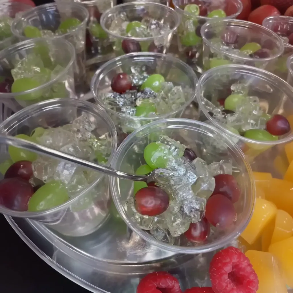 Grapes & Champagne Jello Toast image