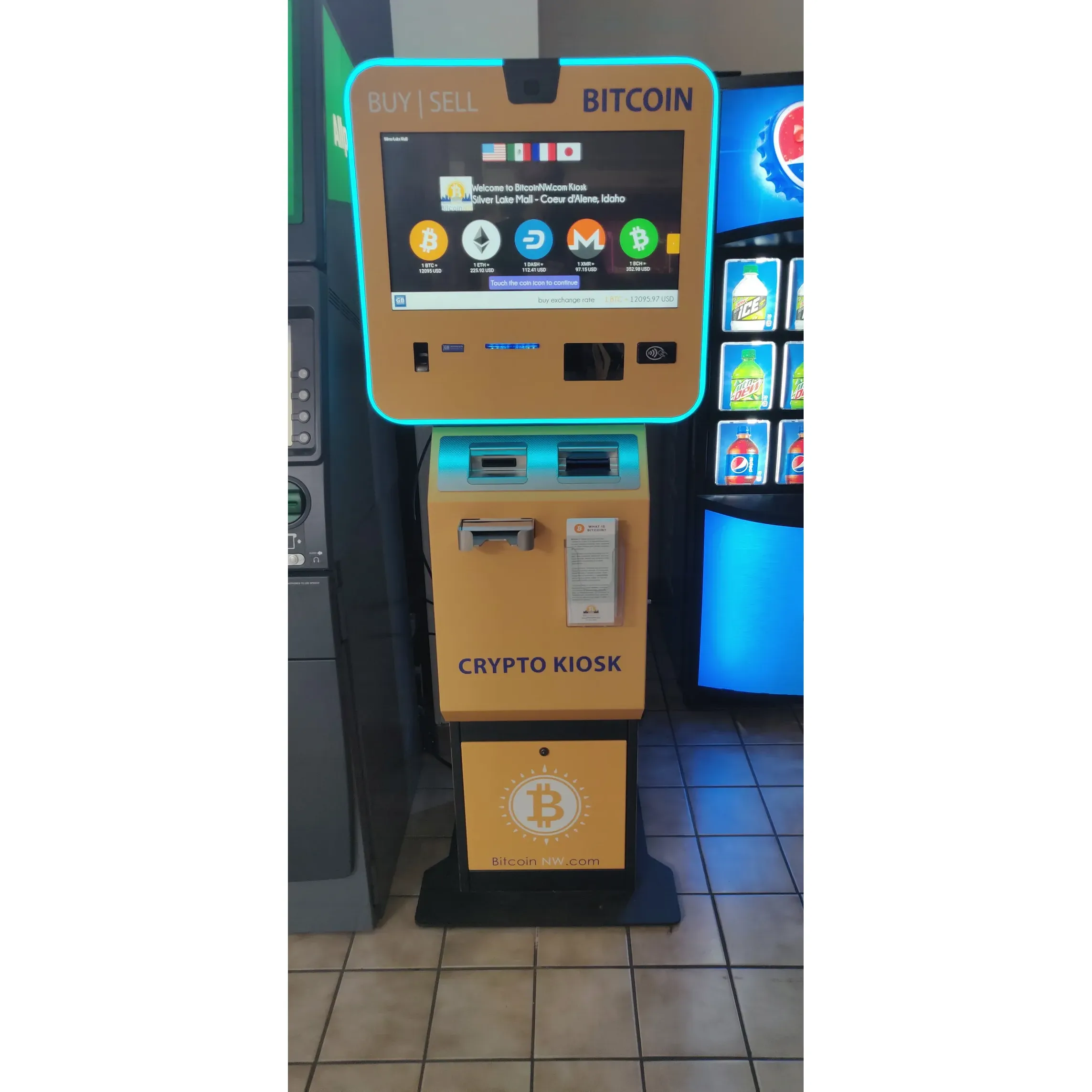 BitcoinNW Bitcoin ATM offers a seamless and convenient solution for cryptocurrency transactions in the vibrant community of Coeur d'Alene. Renowned for its reliability and trustworthiness, this state-of-the-art Bitcoin ATM has been providing exceptional service for the past year, solidifying its reputation as a go-to destination for both newcomers and seasoned users of digital currency.

The ATM's ease of use and intuitive interface ensure that even those new to Bitcoin can buy and sell with confidence. Its strategic location ensures that accessing your digital assets is as simple as a traditional bank ATM visit, but with the modern twist of dealing in the dynamic world of cryptocurrency. Secure transactions and consistent uptime make this Bitcoin ATM an essential resource for anyone looking to engage with the digital economy.

With an unwavering commitment to customer satisfaction, BitcoinNW's ATM exemplifies cutting-edge technology combined with user-friendly operations. Whether you're making your first Bitcoin purchase or you're a frequent trader, you'll appreciate the convenience and efficiency that this ATM provides in the heart of Coeur d'Alene.

As for the operational status of the BitcoinNW Bitcoin ATM, as of my knowledge cutoff in 2023, you would need to check the most current sources or visit the location to confirm if it is still active and running. Description by ChatGPT.