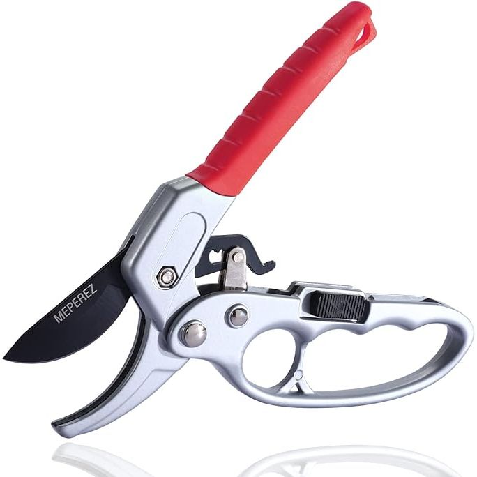 Garden clippers, also known as pruning shears, are essential tools for maintaining a manicured garden. Premium German pruners offer quality and durability, making pruning tasks 3 times easier. These profession ratcheting pruning shears are designed for cutting various types of vegetation, including roses, flowers, hedges, stems, and trees.