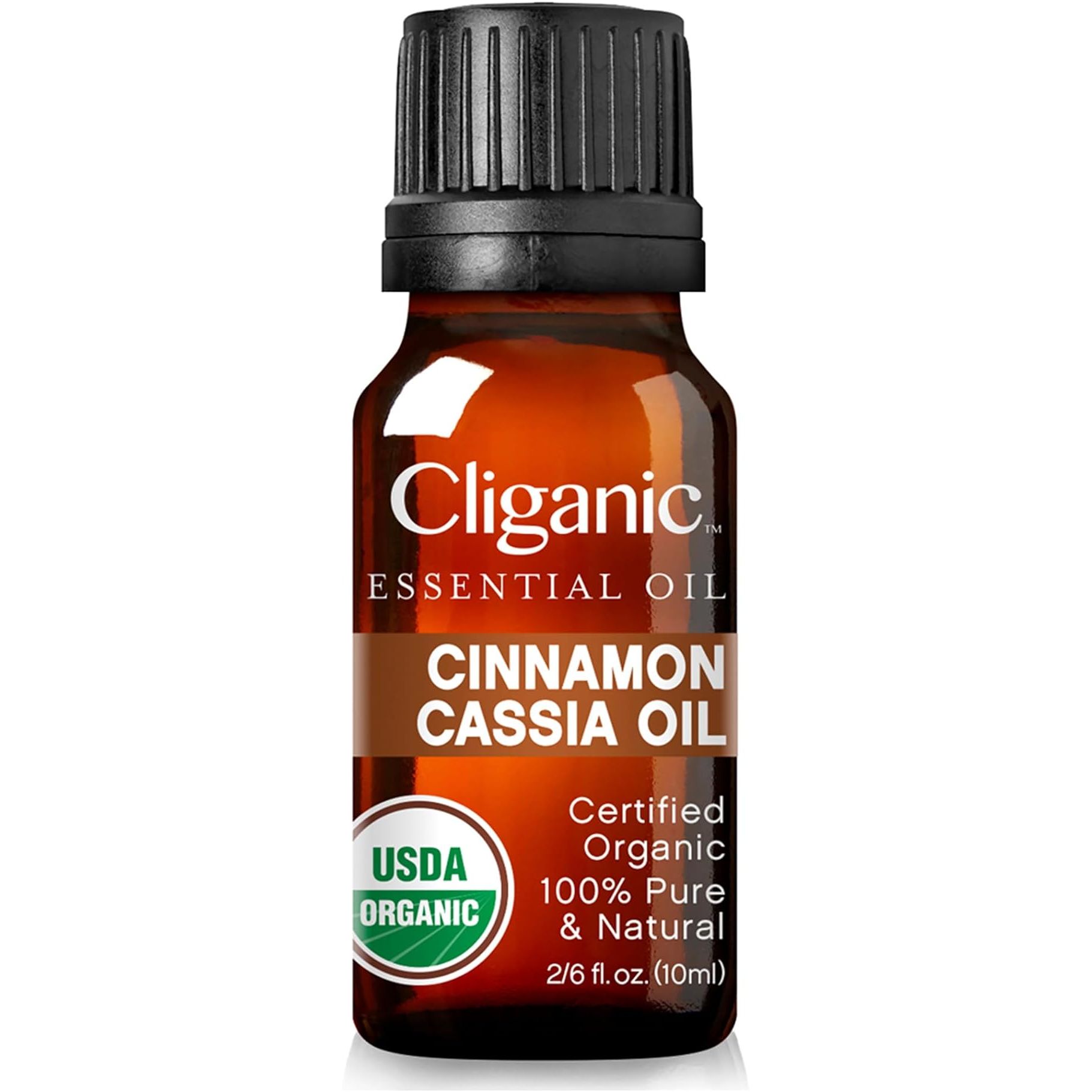 Cliganic Organic Cinnamon Cassia Essential Oil is a 100% pure and natural oil that is undiluted, making it ideal for aromatherapy purposes. The oil is extracted from the Cassia tree bark through a steam distillation process, ensuring the highest quality and purity.