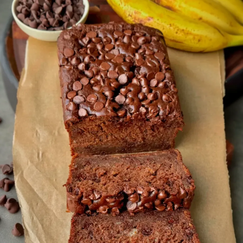Indulge in a rich, fudgy, and irresistibly moist banana bread that blends the comfort of ripe bananas with the decadence of double chocolate. Perfect for a dessert or sweet snack, this American comfort food staple is sure to please chocolate lovers and banana bread enthusiasts alike.