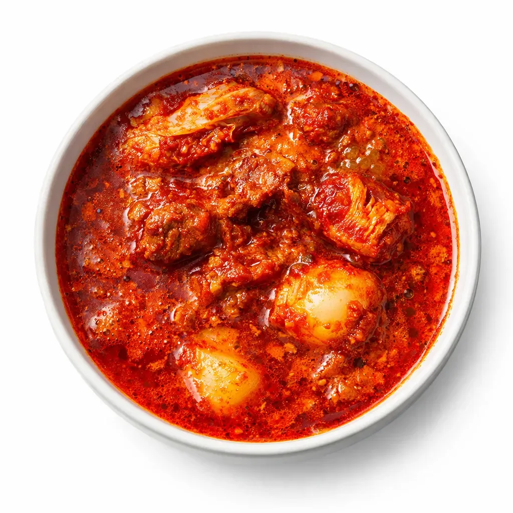 A classic Hungarian dish focused on rich paprika flavor, featuring beef, potatoes, and optional noodles, perfect for warming meals.