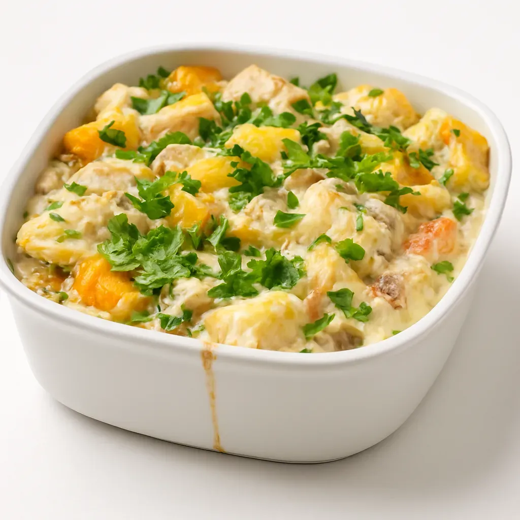 A rich and aromatic Brazilian dish featuring pirarucu fish, homemade nut milk, and a medley of colorful vegetables, perfect for special occasions.