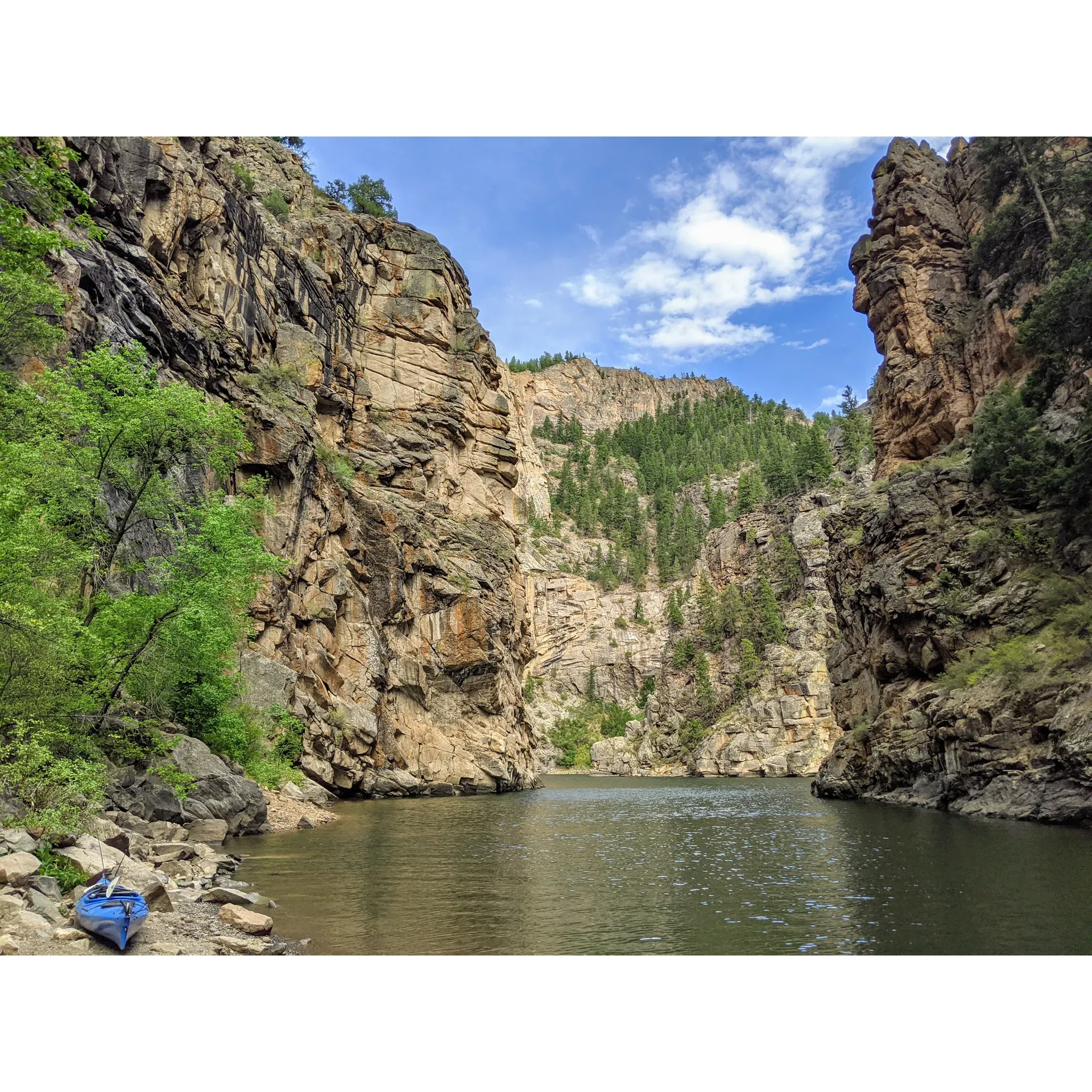 Discover the majestic allure of Curecanti National Recreation Area, a premier destination for outdoor enthusiasts of every stripe. Boasting a rich array of activities, this pristine wilderness caters to the adventurous spirit. Hunters, anglers, hikers, and campers will find themselves amidst panoramic vistas and abundant wildlife, where the pursuit of elk is as thrilling as the quiet contemplation of nature's beauty.

Embark on a summer hike along diverse trails, where every footstep leads to awe-inspiring scenery and the joy of exploration with companions who share a passion for the great outdoors. Indulge in the art of angling, where the hum of the river and the anticipation of the catch create a perfect harmony. Road trippers will delight in a scenic drive up the area's drainages, with Red Creek offering a favorite retreat for those seeking solace and inspiration.

Capture the essence of nature through your lens as you encounter unrivaled photographic opportunities. The play of light on water creates enchanting reflections, and the landscapes surrounding you are nothing short of unreal. Allow yourself to unwind amidst the tranquility and take in the scenery that envelopes the senses with peace.

Experience the unique charm of wind-swept mountain beaches, where each spot reveals its distinctive allure. The Bay of Chickens, in particular, provides a serene haven with soothing waters edged by silky sands, inviting you to bask under the western sun as the sky parades its celestial wonders.

Curecanti National Recreation Area ensures comfort and convenience with amenities to enhance your visit. Select sites boast restrooms and covered picnic tables, making it easy to relish a meal with a view. The vistas are plentiful and diverse, found along the Gunnison River, the basins of the Blue Mesa Reservoir, and the route toward the Black Canyon's north rim on CO-93.

This extraordinary recreation area is more than a backdrop for adventure; it is a call to the heart of every nature lover. The only prerequisite for a memorable experience is the company of like-minded individuals who appreciate the grandeur of the great outdoors. And with a shared commitment to leaving no trace, the splendor of Curecanti remains unspoiled for future adventurers. Embrace the invitation to joy and exploration – Curecanti awaits to thrill and rejuvenate all who enter its domain. Description by ChatGPT.