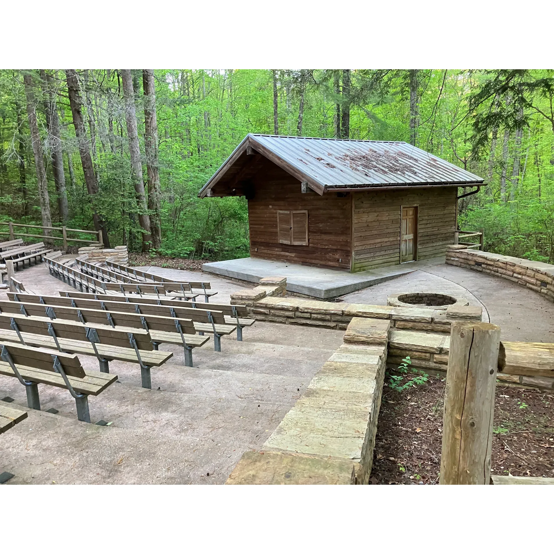 Cumberland Gap Wilderness Road Campground is an inviting outdoor retreat that provides an immersive experience in nature's splendor, complemented by impeccable maintenance and accommodating services. Thanks to the diligent efforts of the staff, guests are greeted with pristine campgrounds that offer a sense of security and cleanliness. The campground boasts a variety of amenities that cater to comfort and convenience, including complimentary showers with consistently warm water and well-kept restroom facilities. Guests can enjoy the luxury of electric hook-ups at their tent sites, making it an ideal choice for those looking to balance rustic camping with modern conveniences.

Each campsite offers a thoughtfully arranged setting with picnic tables and fire rings, set against a backdrop of wooded solitude, allowing for a private and tranquil getaway. The sense of seclusion is enhanced by the natural barriers between sites, fostering an intimate environment for relaxation.

Pet-friendly and welcoming to outdoor enthusiasts, the campground's myriad of trails provide ample opportunity for exploration with furry companions by your side. These paths meander through breathtaking landscapes, offering peaceful strolls and invigorating hikes that satisfy both casual walkers and seasoned trekkers alike.

Conveniently located near Cumberland Gap, the campground serves as a perfect basecamp for those eager to discover the historical significance and natural wonders of the area. Whether seeking adventure on the hiking trails or simply soaking in the serene atmosphere, visitors will find the campground an ideal spot for creating cherished memories.

Moreover, the campground's thoughtful layout ensures accessibility to bathhouses and restrooms via paved walking paths, maintaining an environment of ease and orderliness. While keeping a relaxed vibe, the campground quietly hums with the camaraderie of like-minded campers, making it a welcoming place for families, couples, and solo adventurers.

In the off-season, even when some facilities are scaled back, the campground continues to serve its guests with the essentials needed for an enjoyable outdoor experience, including a two-host system for assistance and service. With 85 miles of dog-friendly hiking trails, it's also an exceptional destination for both day-trippers and extended-stay visitors.

Whether you're seeking a peaceful sojourn beneath the stars or an action-packed hiking adventure, Cumberland Gap Wilderness Road Campground stands out as a perfect haven for nature lovers and outdoor enthusiasts to connect and create lasting memories in the great outdoors. Description by ChatGPT.