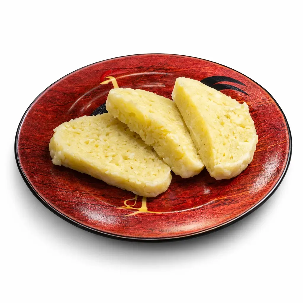 Czech Potato Dumplings, perfect for soaking up gravies or accompanying hearty meat dishes, featuring a light and porous texture.