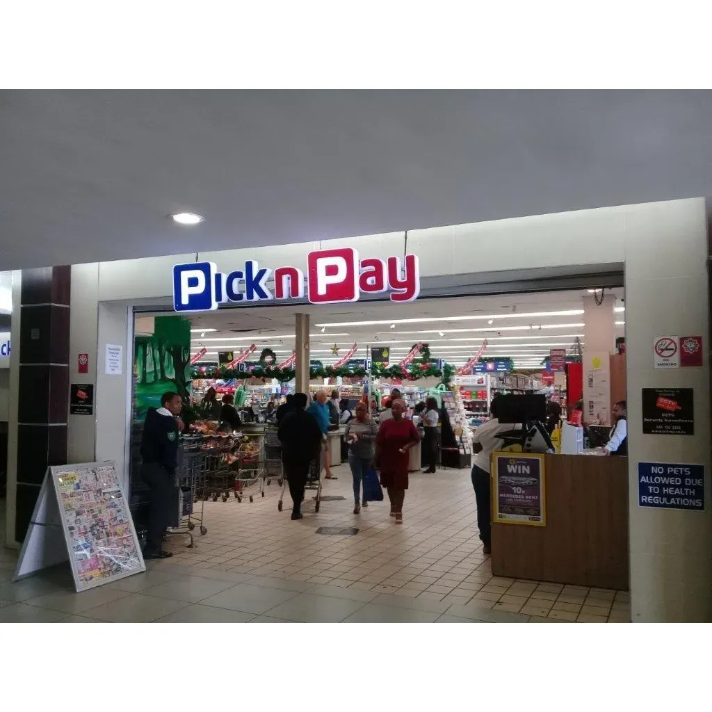 Pick n Pay Family Supermarket in Port Shepstone is a one-stop destination for a variety of shopping needs. Patrons appreciate the store's commitment to providing a clean and well-maintained space, enhancing the shopping experience without the distraction of unwanted odours. Shoppers can expect to encounter a friendly and helpful team, always ready to assist with their inquiries and ensure a seamless shopping experience. Furthermore, its adjacency to Safina Cellular & Electronics shop offers additional convenience, allowing for an easy cross-shopping opportunity in the Oribi Plaza Centre. Offering a wide selection of products, this branch strives to cater to the needs of families, individuals, and visitors in the area, ensuring a pleasant visit for anyone looking for quality goods in a welcoming environment. Description by ChatGPT.