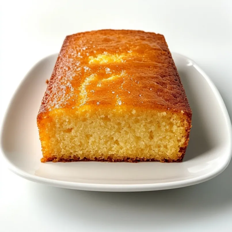 This Sweet Buttery Cornbread Loaf offers a delightful blend of golden cornmeal and the sweetness of sugar, creating a tender, cake-like bread with a rich buttery taste and a hint of vanilla.