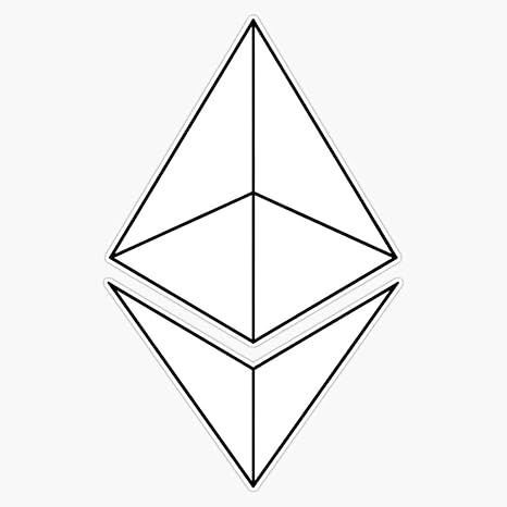 The **Ethereum Logo Vinyl Sticker** is a product that allows users to display the Ethereum cryptocurrency logo on their cars, motorcycles, or other vehicles. Measuring 5 inches in diameter, it's perfect as a standout accessory to personalize a vehicle's bumper.