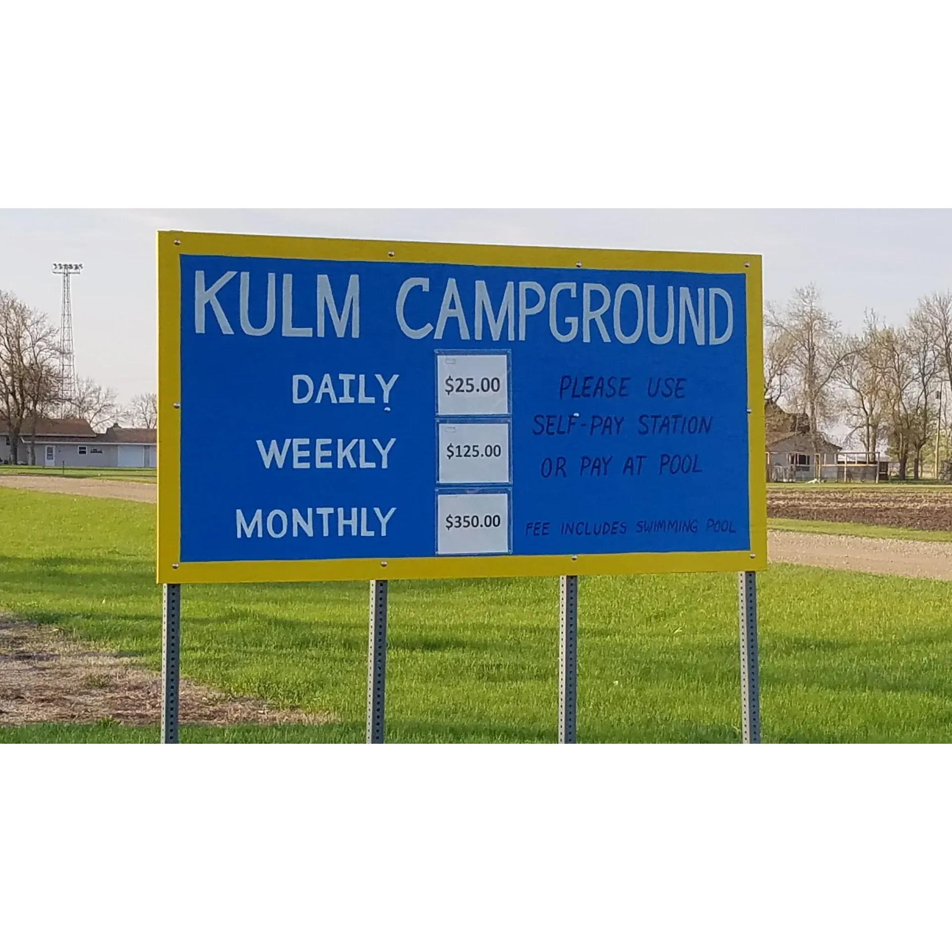 Kulm Campground offers a serene long-term camping experience for those looking to enjoy an extended stay amidst tranquil surroundings. With well-maintained residential trailer park facilities, guests can settle in and make themselves at home, enjoying the ambiance of a tight-knit community. An added perk of choosing Kulm Campground for your home away from home is the inclusion of pool access, providing a refreshing and relaxing way to spend your days when the pool facility is available. 

The harmonious atmosphere of the campground extends into the greater town area, encouraging campers to immerse themselves in the local charm and hospitality. While the campground is designed for longer-term residents rather than overnight stays, the welcoming vibe and the convenience of amenities contribute to a harmonious living environment, perfect for anyone seeking a seasonal retreat or a peaceful residential setting. Description by ChatGPT.