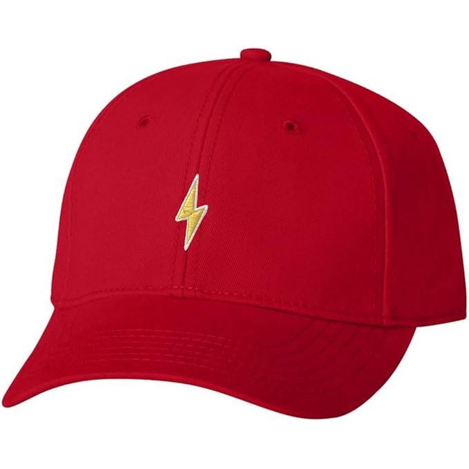 The Go All Out Adult Lightning Bolt Embroidered Dad Hat is a stylish and trendy cap that features a lightning bolt design embroidered on the front. The hat is made from durable materials, providing comfort and longevity. The cap is structured, meaning it has a firm shape that maintains its form over time.