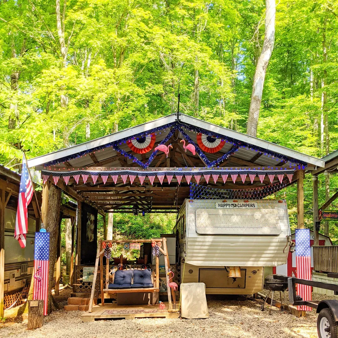 Monroe Causeway Campground offers a charming and welcoming getaway, perfect for outdoor lovers and families alike. Boasting a prime location just a short stroll from the scenic lakeside, the campground is an ideal spot for those who enjoy boating, providing super convenient access to the water. Guests rave about the familial atmosphere—it's a place where campers bond and create a tight-knit community, often referring to it as a 'home away from home' from May through October.

Praised for its cleanliness and safety, the campground maintains a quaint and idyllic charm, setting it apart from the more commercial and manicured campsites. Its more traditional, old-fashioned camping experience with trailers on lots, framed by woodlands, offers an authentic outdoor experience. The lake is a mere three-minute walk away, inviting guests to indulge in fishing adventures or simply enjoy the tranquility of the waterside.

The campground's sense of community is further enhanced by the care and watchful eye the campers extend to one another, especially when it comes to children, adding to the overall sense of security and belonging. Guests are enamored with the impeccable service provided, often attributing a flawless score to their experience.

At Monroe Causeway Campground, the dedicated owners strive to ensure a remarkable stay, and the unanimous affection and regard by its patrons are a testament to their success in creating a wonderfully hospitable and memorable retreat for all who visit. Description by ChatGPT.