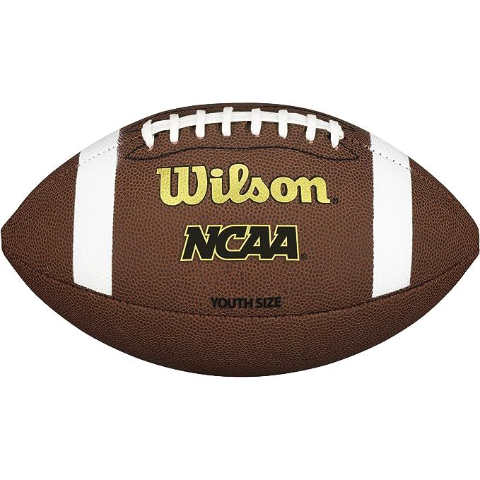 The WILSON NCAA Official Football is the official football used in collegiate football games across the United States. It meets all NCAA specifications for game use, including size, weight, and materials. The football is made with premium leather for durability and grip, allowing for optimal performance on the field.