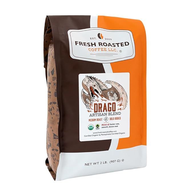 Fresh Roasted Coffee's Fair Trade Organic Drago is a popular offering in their lineup of high-quality coffees. This blend is sourced from fair trade and organic certified farms, ensuring that farmers are paid fairly for their work and that no harmful chemicals are used in the growing process.